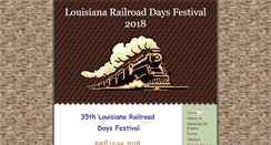 Desktop Screenshot of larailroaddaysfestival.com